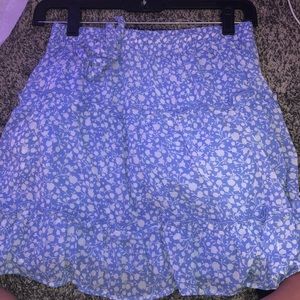 Blue skirt